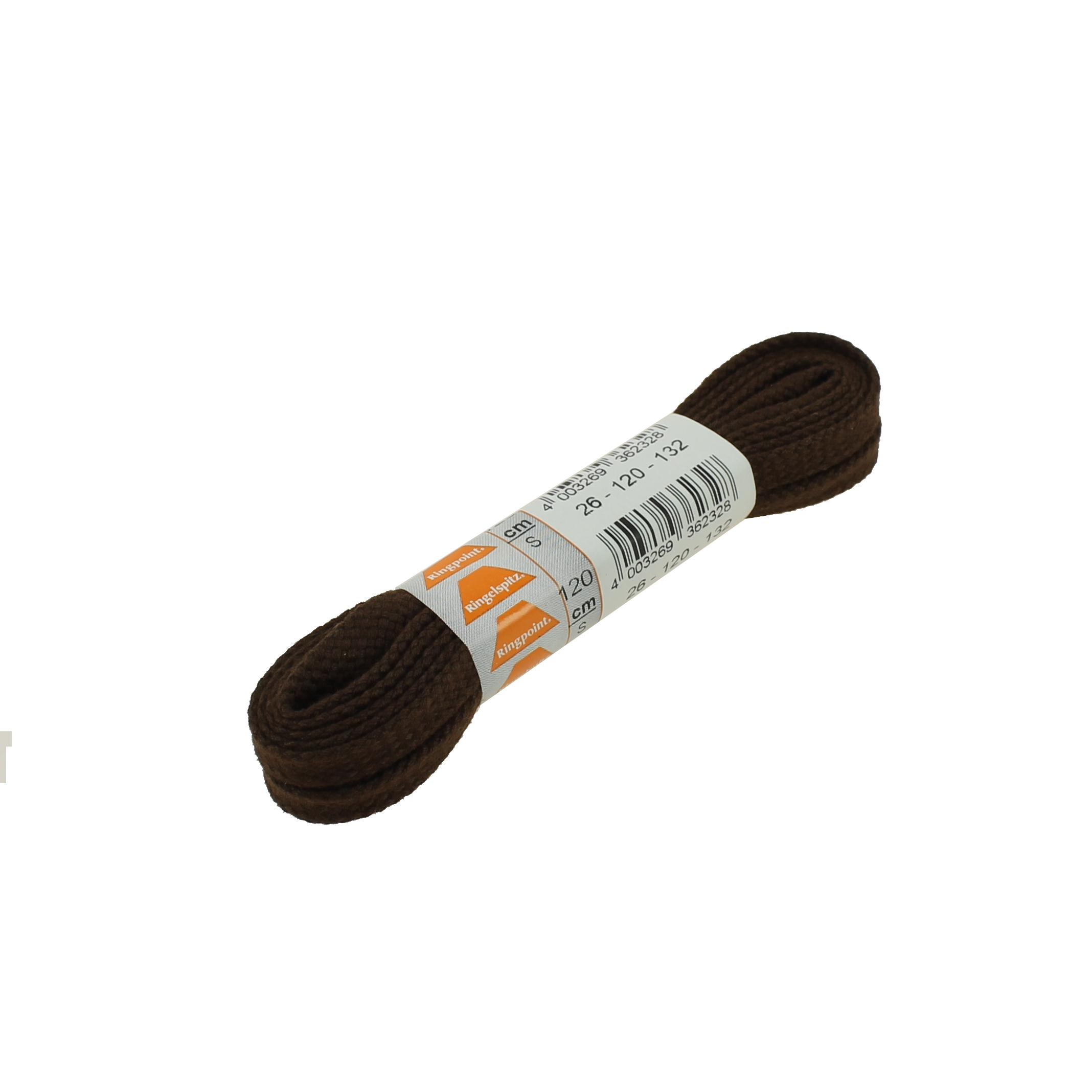 LACETS PLATS MOYEN MARRON