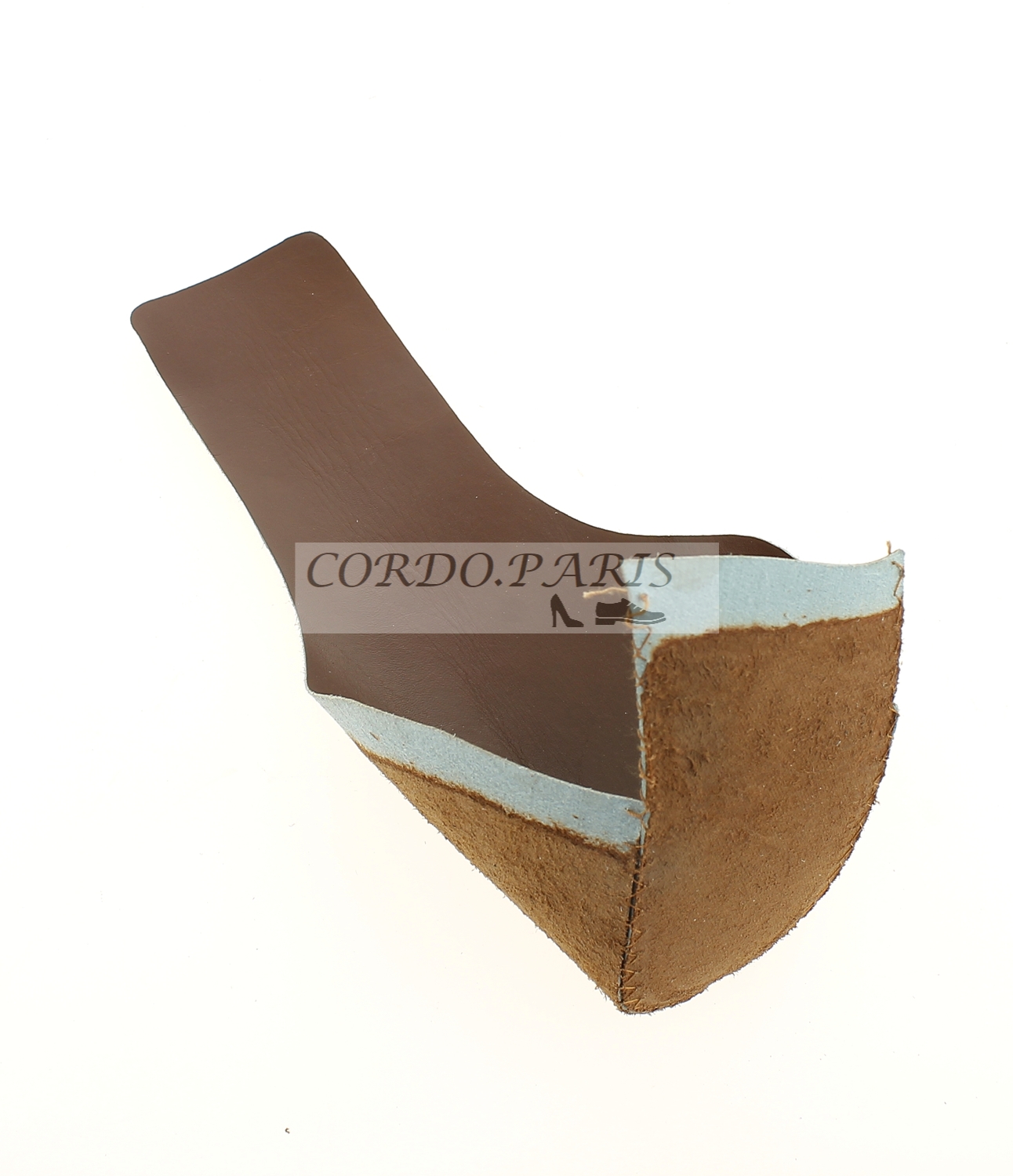 GLISSOIRS PREFORME CUIR MARRON MOYEN