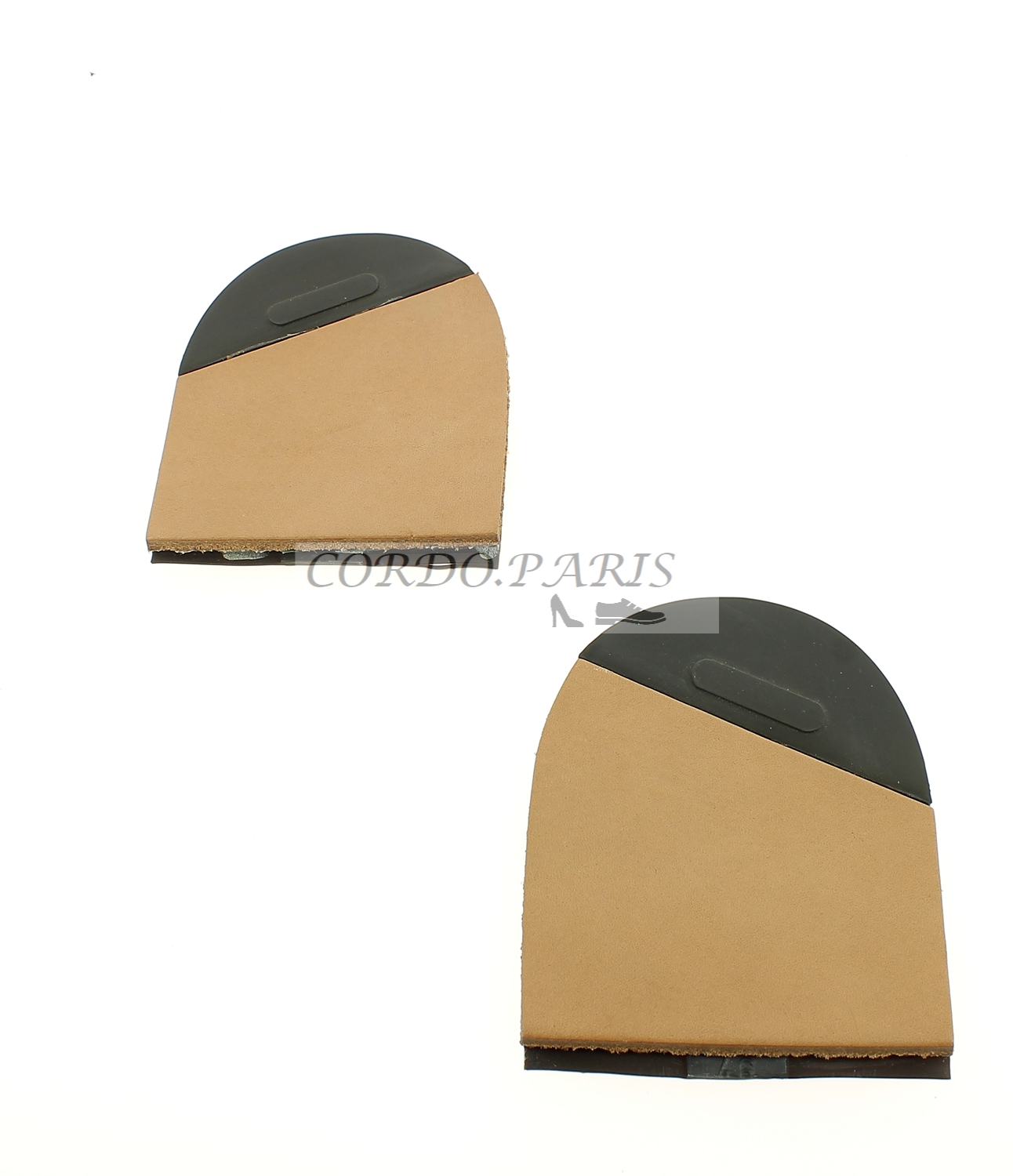 TALON BONBOUT CUIR COIN CAOUTCHOUC