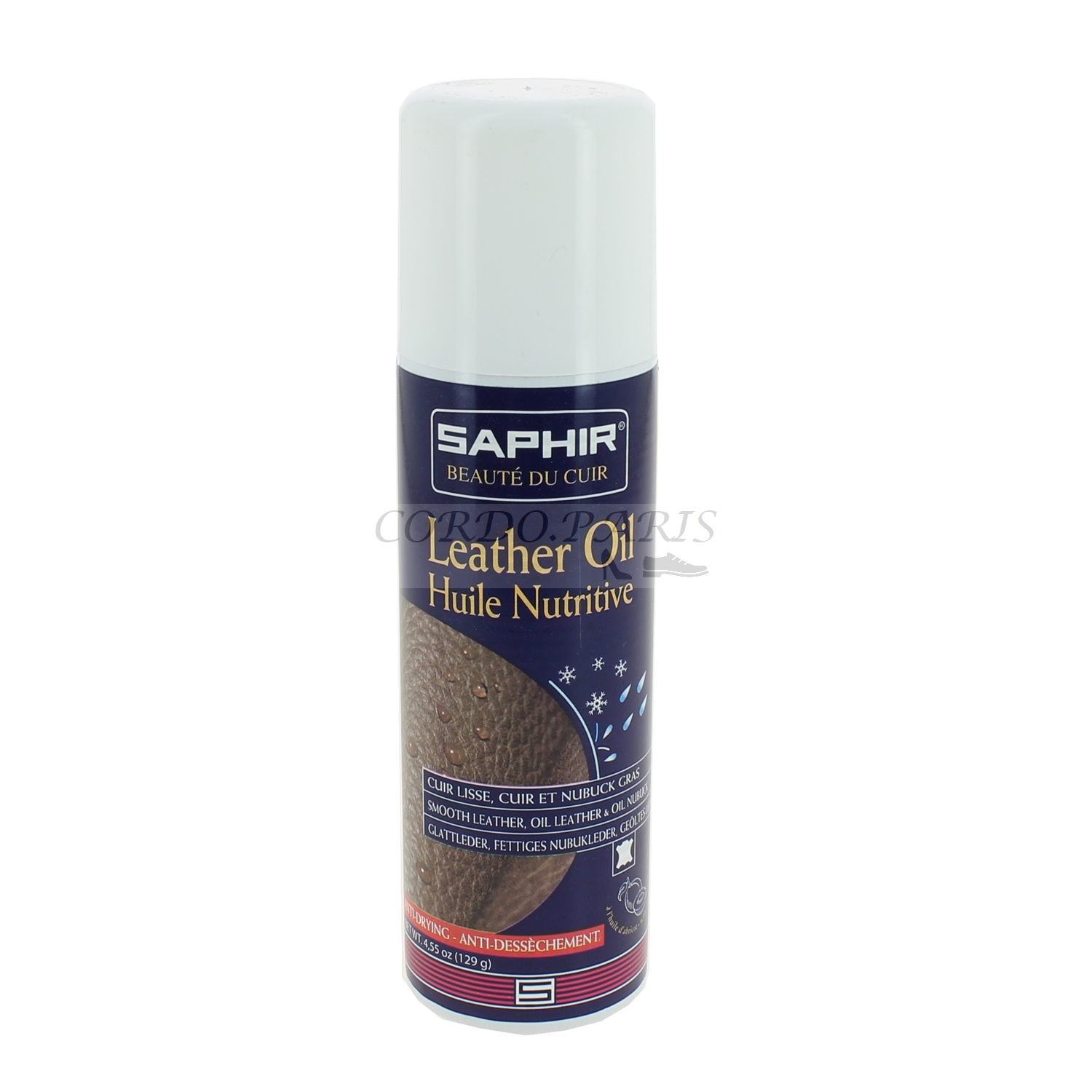 HUILE NUTRITIVE SAPHIR CUIR GRAS