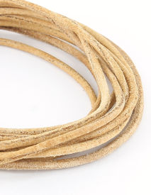 LACET CUIR ROND NATUREL