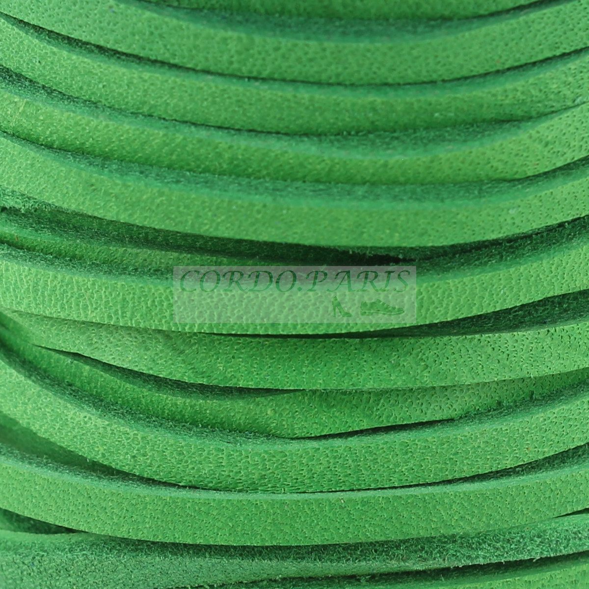 LACET CUIR MENTHE CHAUSSURES BATEAU