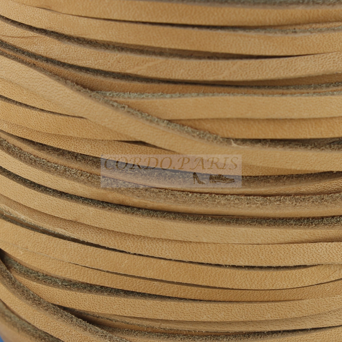 LACET CUIR NATUREL CHAUSSURES BATEAU