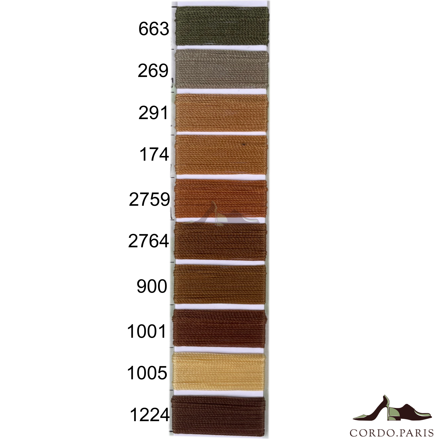 GRAND FIL A COUDRE POLYAMIDE ONYX 30 (61) Vert Kaki 663