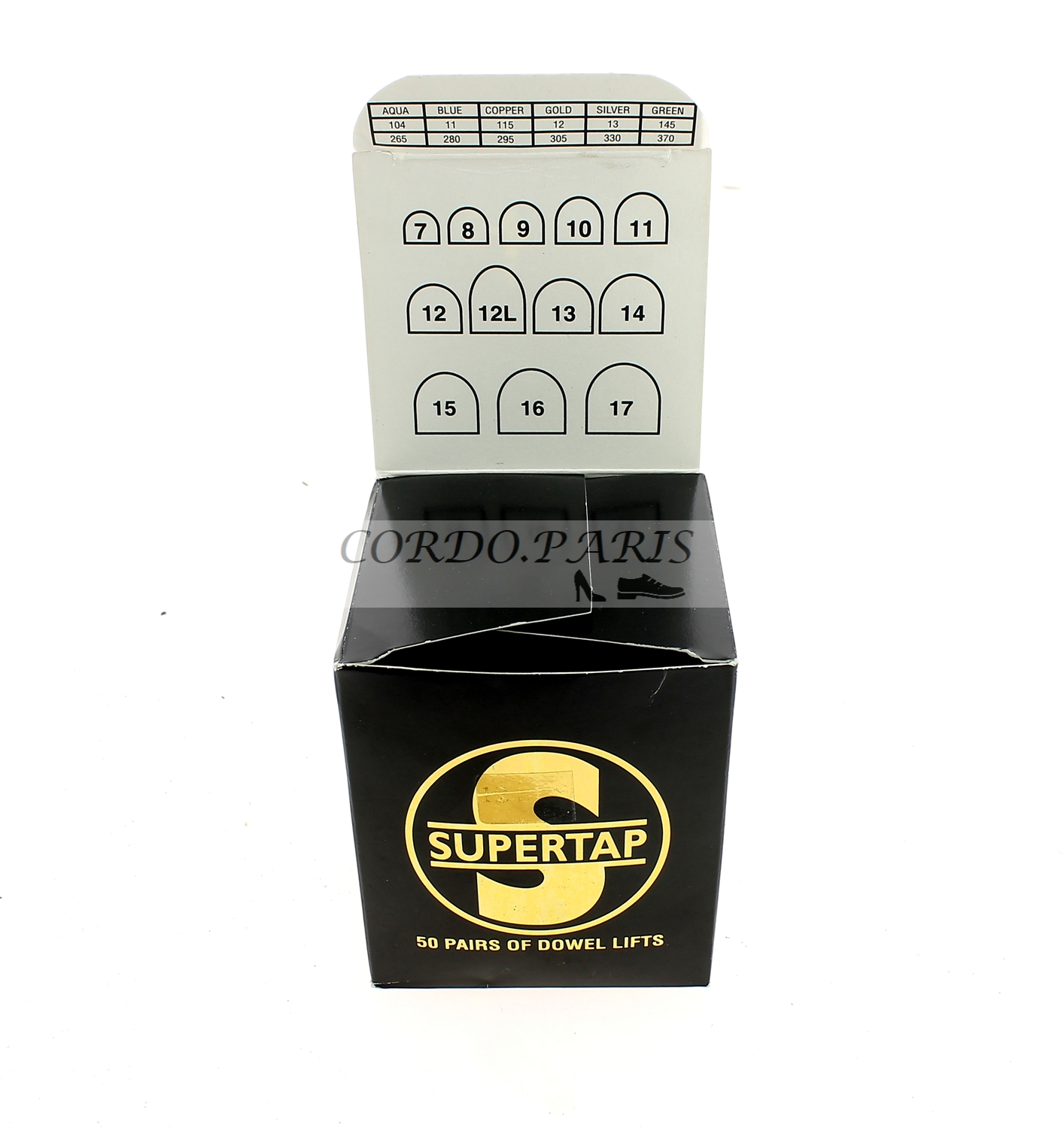 2 PAIRES BONBOUT SUPERTAP TIGE FINE Ø 2,2mm